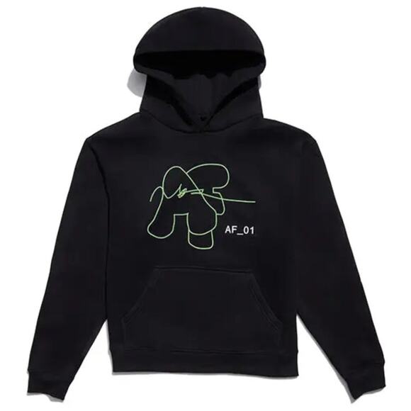 about-face Limited Edition AF Black Hoodie size XL - Picture 1 of 9